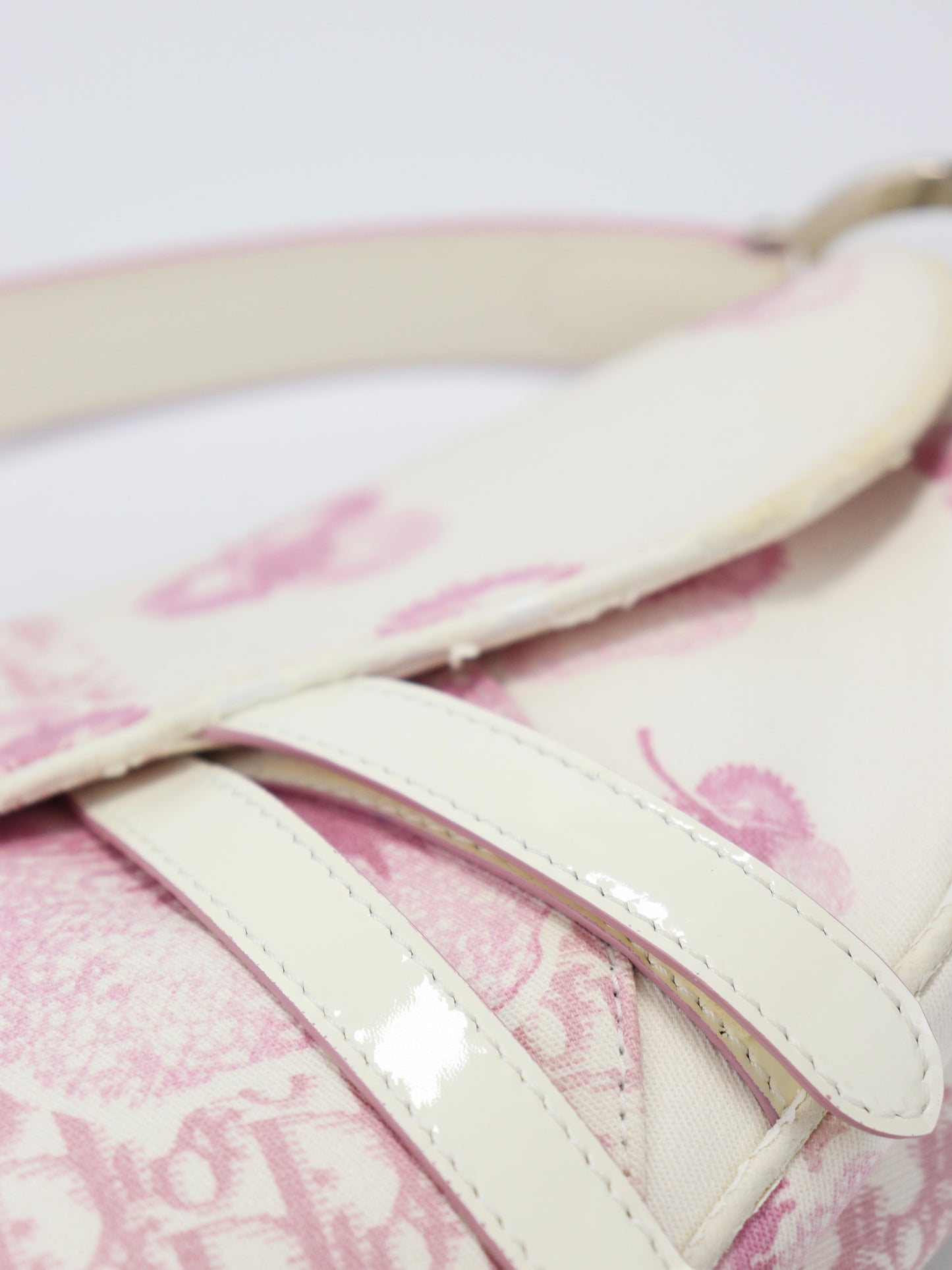 Christian Dior Cherry Blossom Saddle Bag