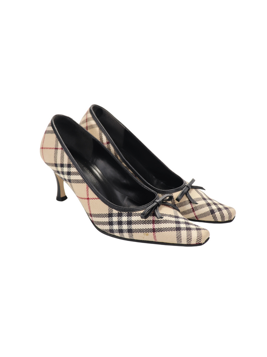 Burberry Nova Check Heels