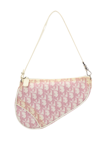 Christian Dior Classic Pink Monogram Saddle Bag