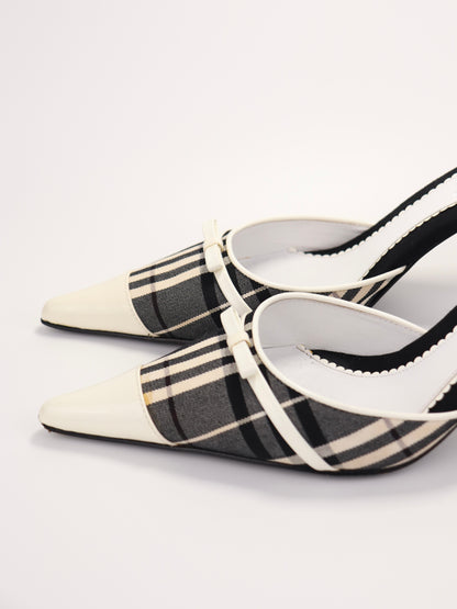 Burberry Nova Check Mules