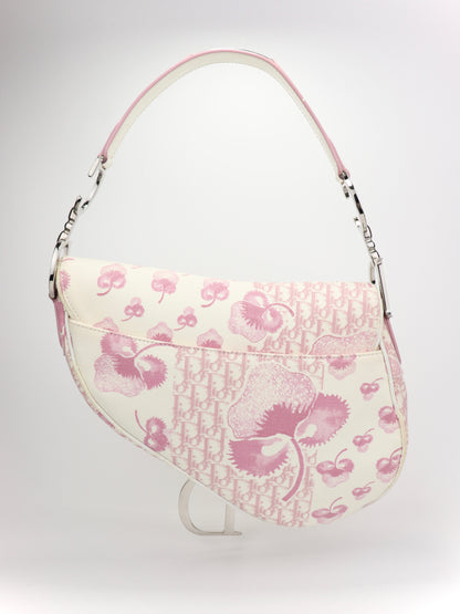 Christian Dior Cherry Blossom Saddle Bag