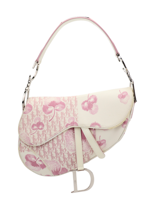 Christian Dior Cherry Blossom Saddle Bag